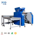 Auto plastic wrap rewinder 3 shaft coreless pe stretch film winding machine